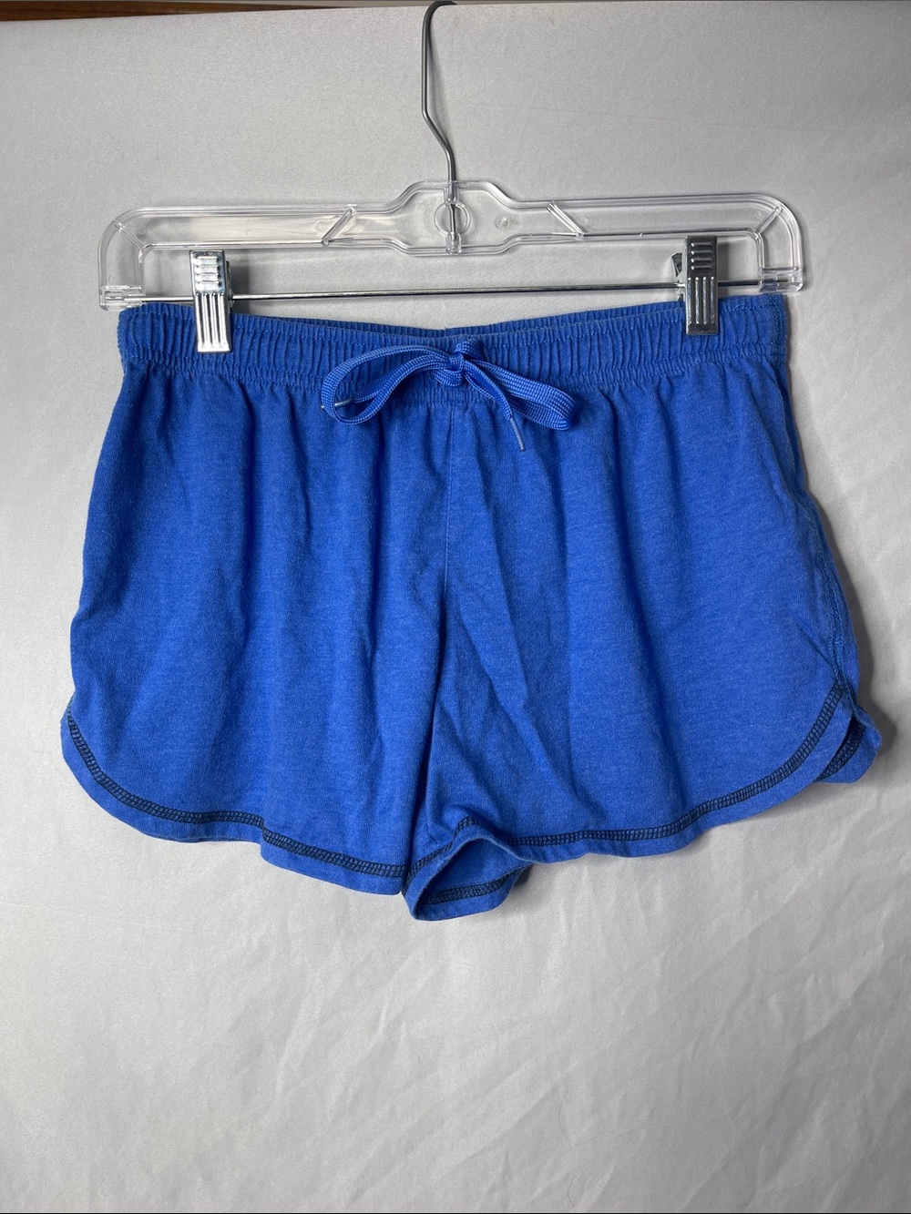Athletech Blue Elastic Drawstring Athletic Shorts